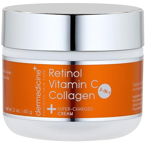Vitamina C retinol colágeno Crema antienvejecimiento súper cargada para la cara Calidad de grado farmacéutico Ayuda a suavizar y rellenar Vitamina C retinol colágeno Crema antienvejecimiento súper cargada para la cara Calidad de grado farmacéutico Ayuda a suavizar y rellenar