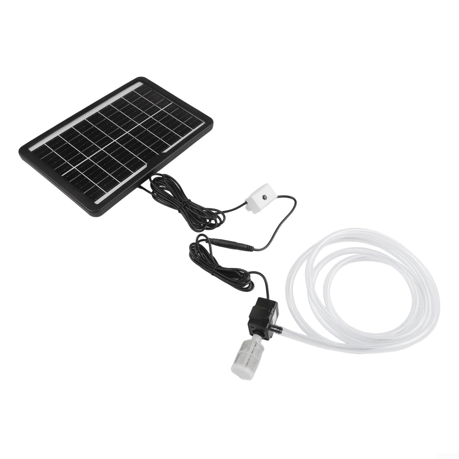 Kit pannello solare 6 W 9 V, con acqua sommergibile da 12 V, pompa flusso 240 l/h, per acquario, stagno, fontana, giardino