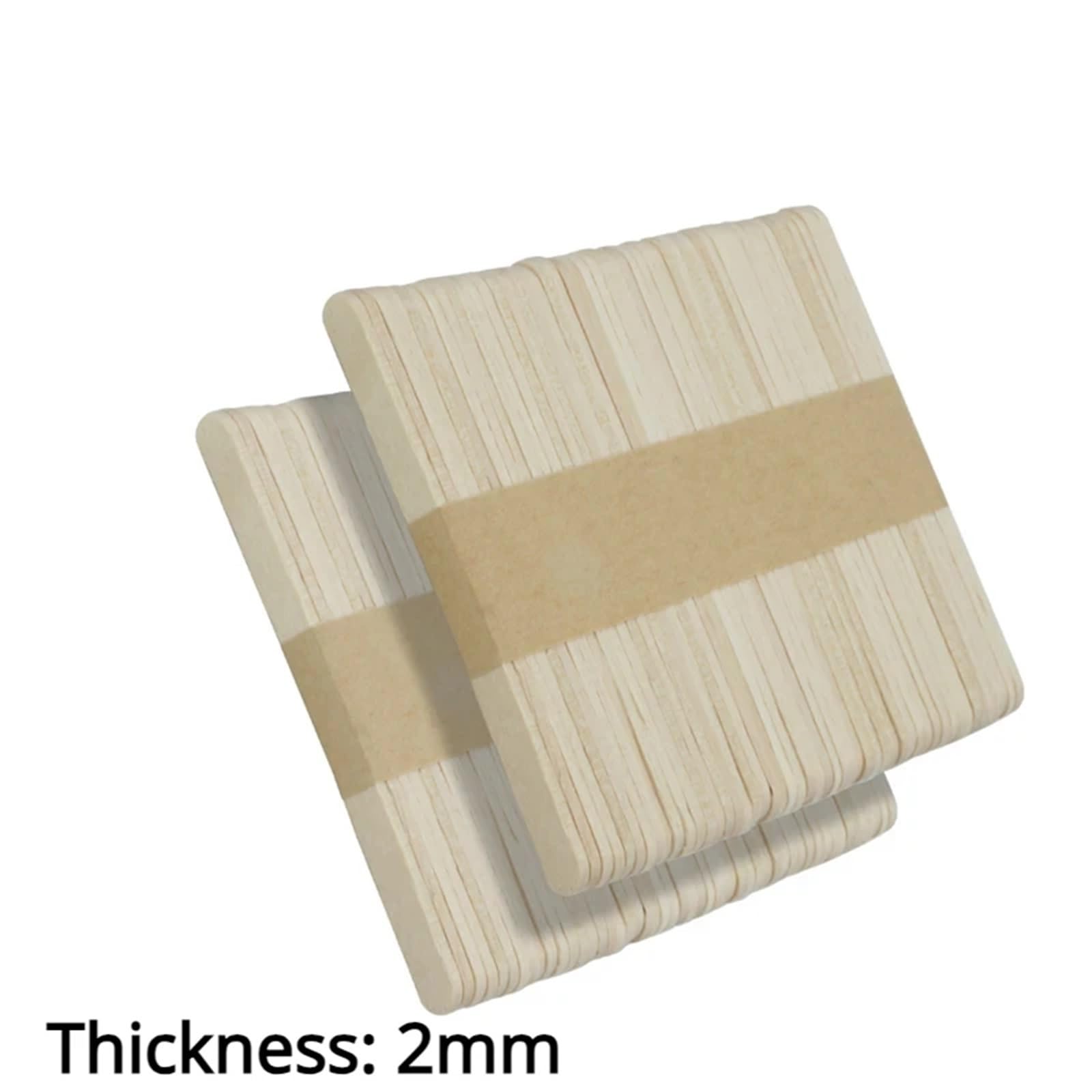 Palitos de palitos de paleta, 1000 palitos de helado, palitos de madera natural, cuchara de helado, manualidades, arte de helado, piruleta, herramientas para tartas (1000 unidades de 114 mm)