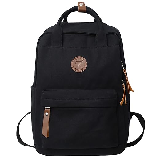 Mochilas Feminina Estilo Casual Leve Lona Escolar Bolsa Faculdade Viagem Moda Simple