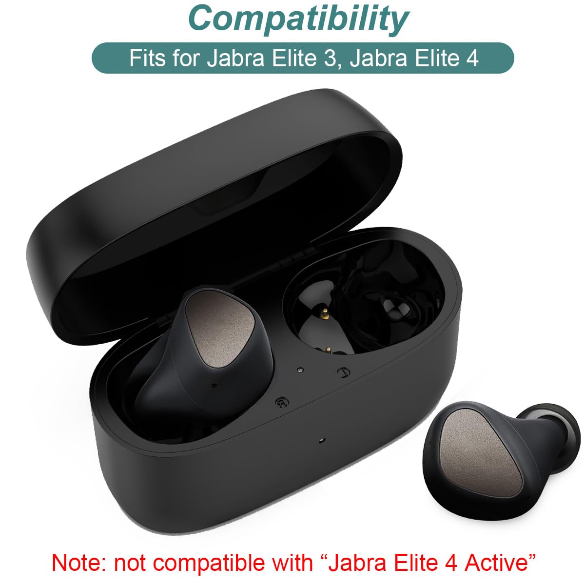 Amazon.com: Charging Case for Jabra Elite 3/Elite 4 - Replacement