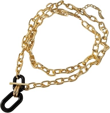 Layered Aluminum Chain Necklace For Women Men - Y2K Geometric Metal Clavicle Necklace Set, Edgy Streetwear Punk Gothic Jewelry, Lightweight Multi-layer Choker Collarbone Chains