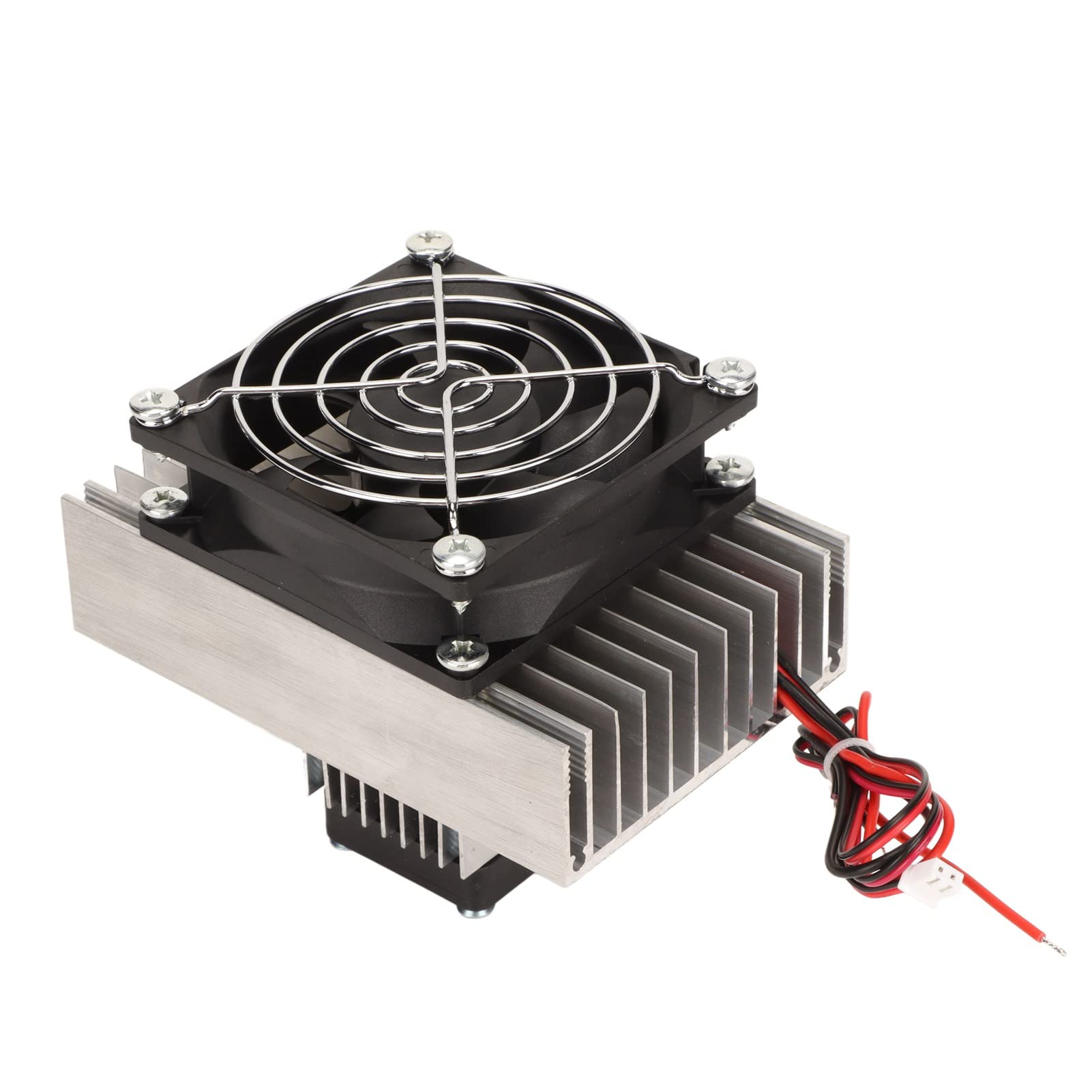 Thermoelektrisches Kühlsystem, Großflächiger Kühlblock für Schnelles Abkühlen, Geräuscharmer Halbleiterkühler-DIY-Bausatz mit Lüfterkühlung für -Klimaanlage 12 V