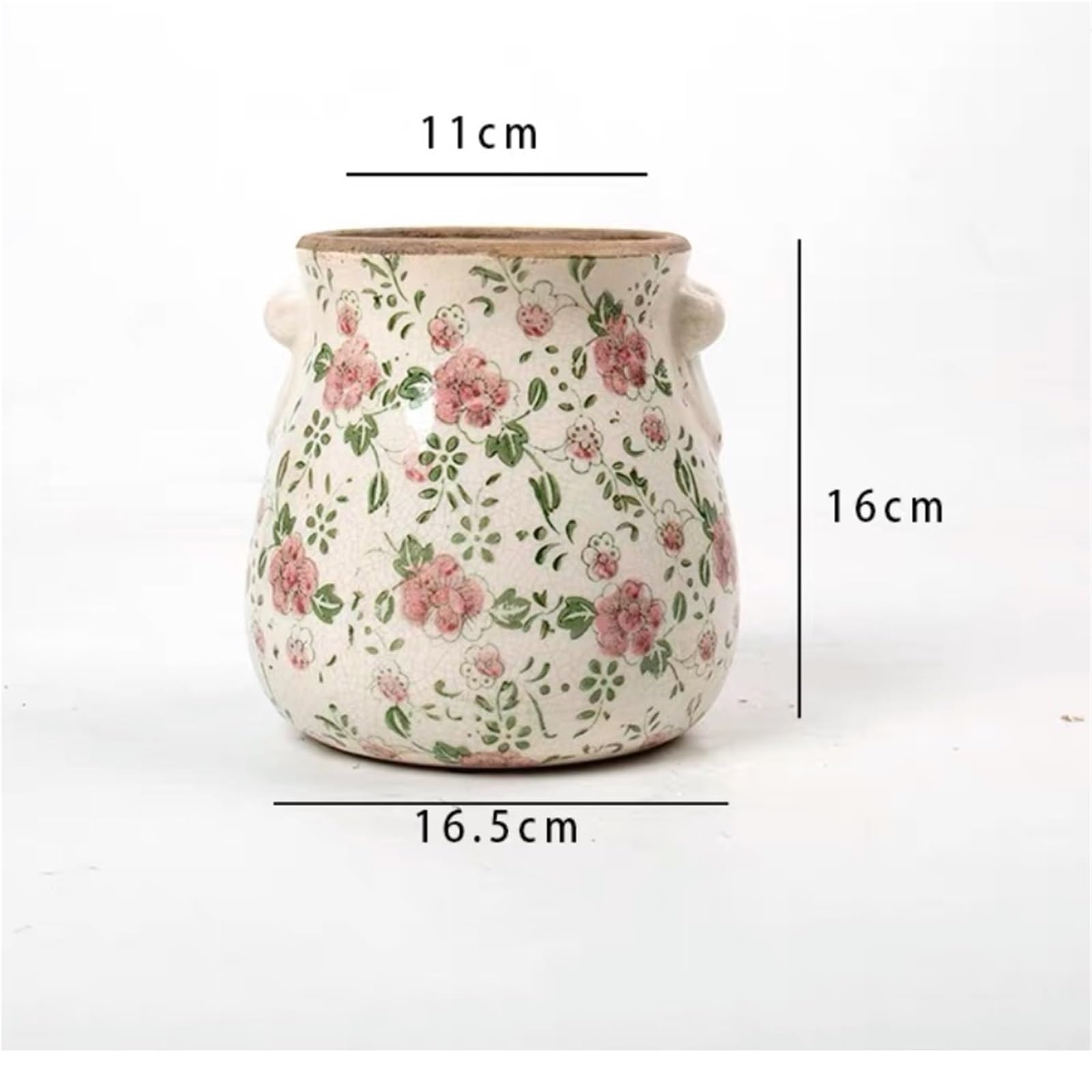 Doniczki dla roślin kreatywne vintage postarzana glazura lodowa pokryta ceramiczną doniczką prezenty dla miłośników roślin