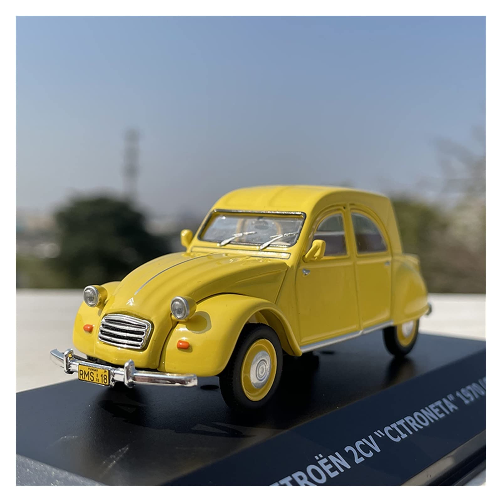 Veicoli a Motore in Scala 1/43 per Citroen 2CV Simulazione Modello di Auto d'Epoca in Metallo Pressofuso Giocattolo Veicolo Collezione per Adulti Modello di Auto Replica