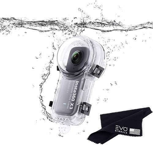 Insta360 Estuche de buceo invisible X3 (nuevo) - Impermeable hasta 164.0 ft (164 pies)