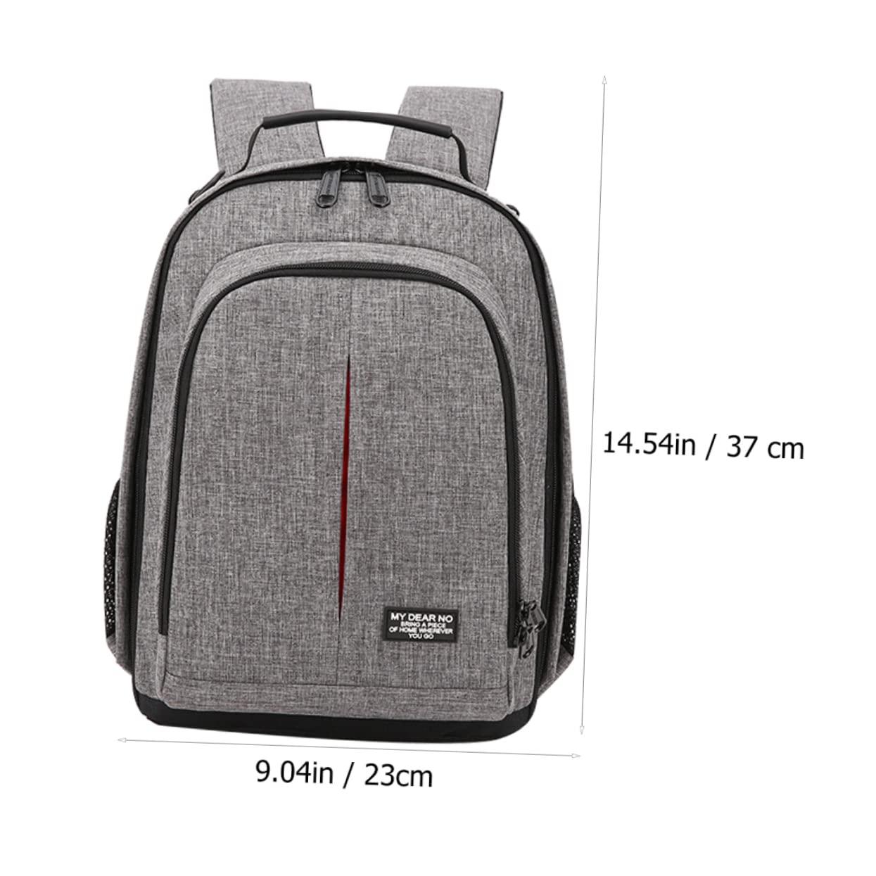 CONGARTENO Photography Backpack Waterproof Large Dslr Bag Travel Duffle Adjustable Straps Oxford Cloth Unisex Design