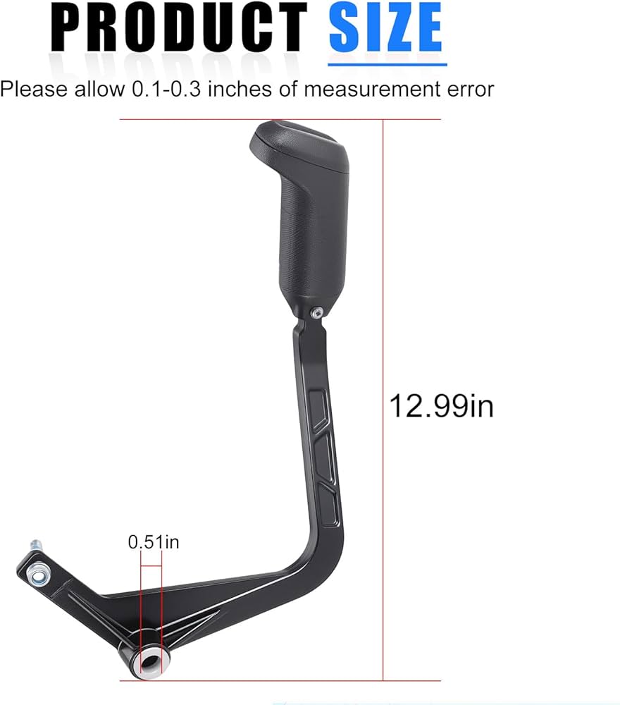 Amazon.com: zozoye Shift Lever Cast Matte Black & Knob Kit for