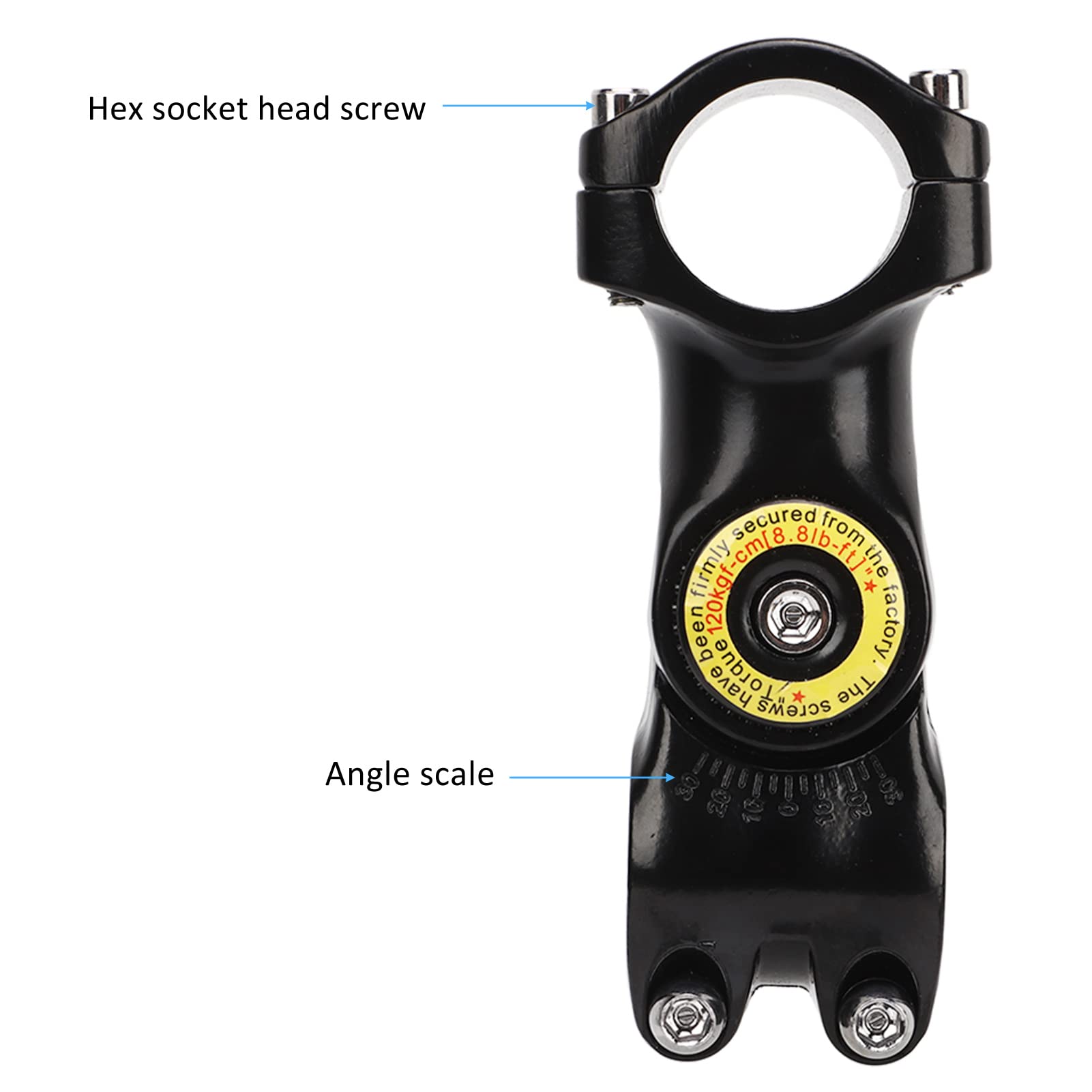 Morsetto per fotocamera da manubrio della bicicletta, supporto per fotocamera della bicicletta, supporto per fotocamera, supporto per barra protettiva per moto con bastone selfie