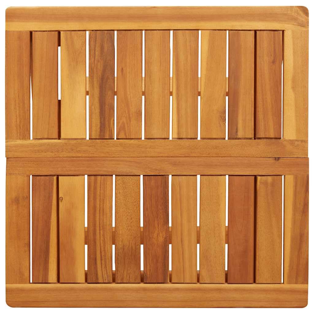 vidaXL Gartentisch, Esstisch mit Klappdesign, Holztisch für Terrasse Garten Balkon, Klapptisch Terrassentisch Gartenmöbel, Massivholz Akazie