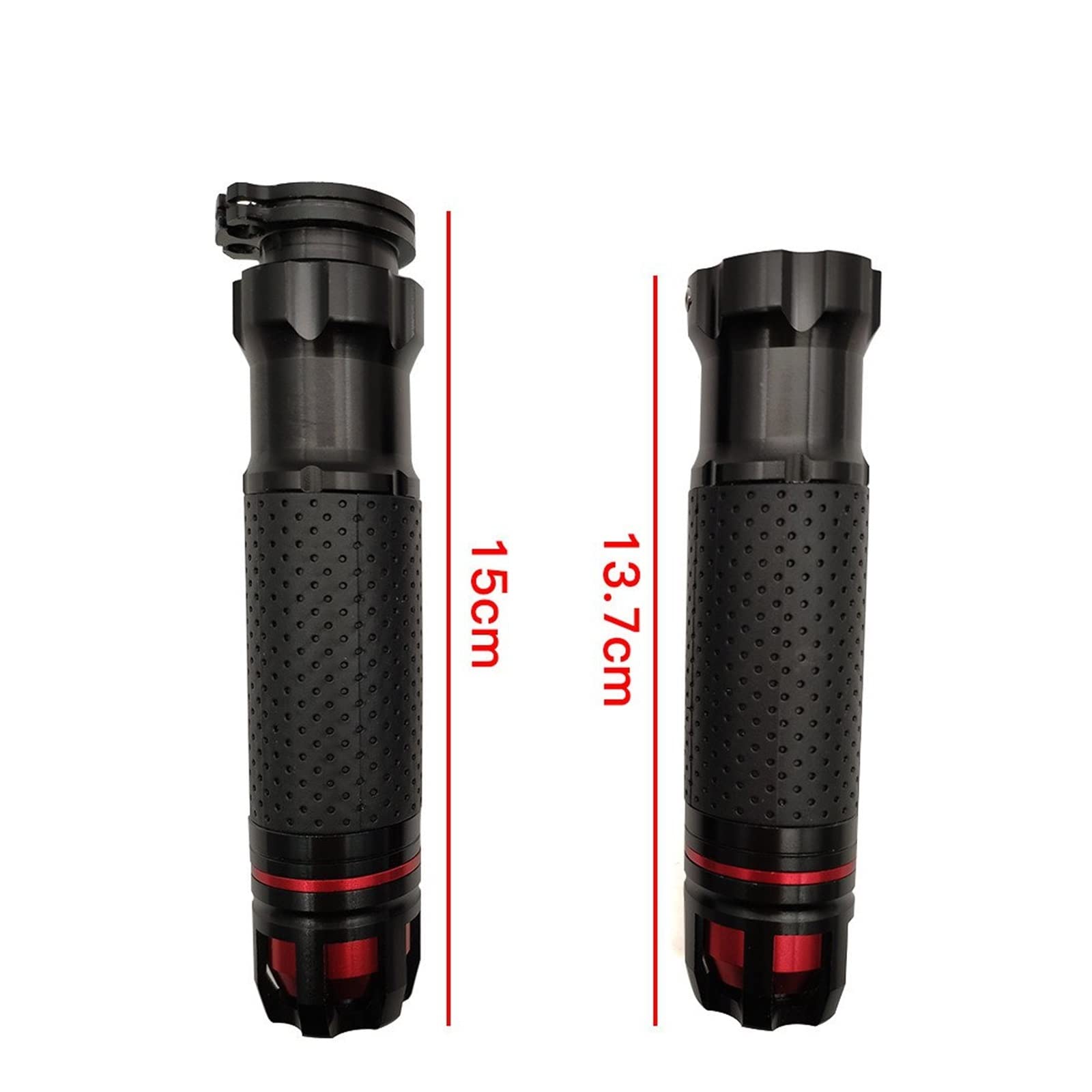 CNC in Alluminio 7/8 "Manubrio del Motociclo Manopole Bar Moto Manopole del Manubrio per Kawasaki Z900 Z650 Z800 Ninja 250 300R 300 Z250 Z300 250R(Titanium)