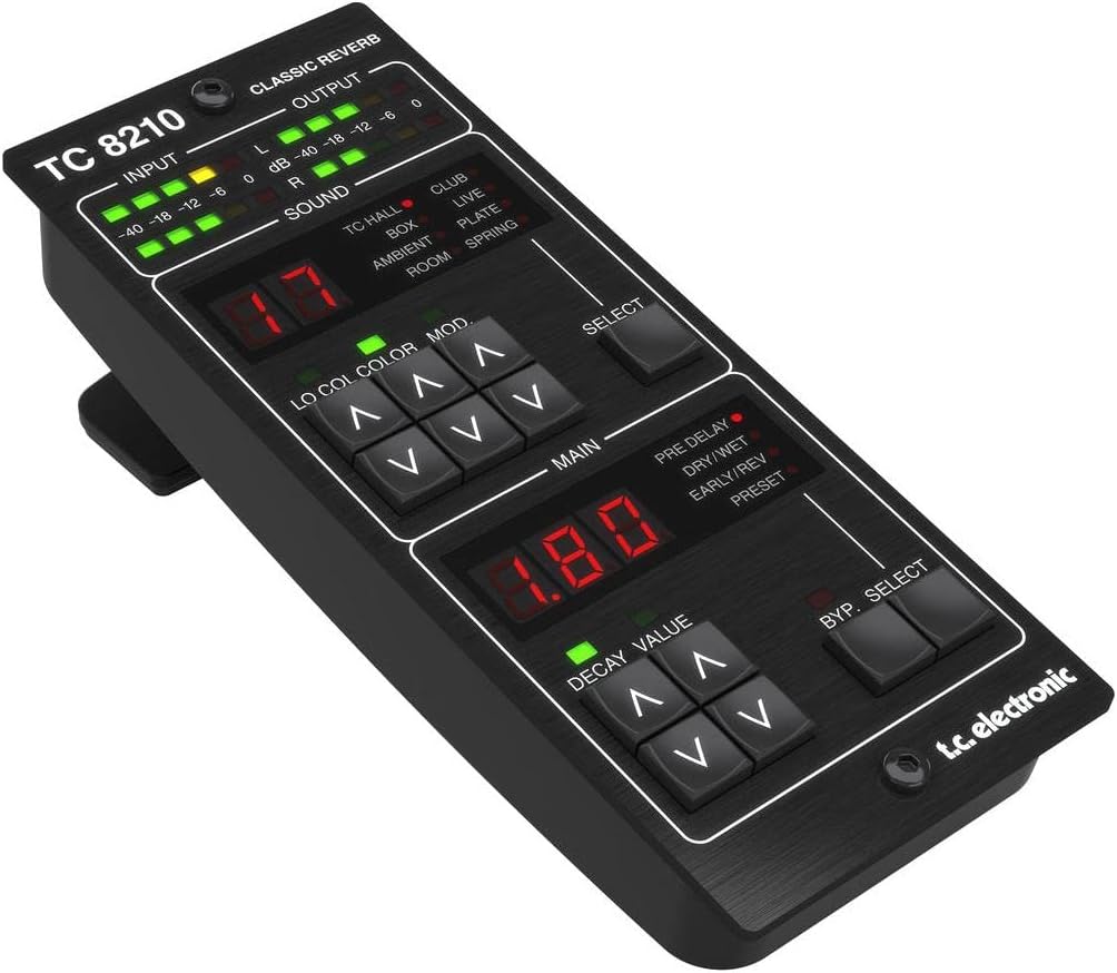 TC Electronic TC8210-DT Classic Mixing Reverb Plug-in with Optional Hardware Controller and Signature Presets