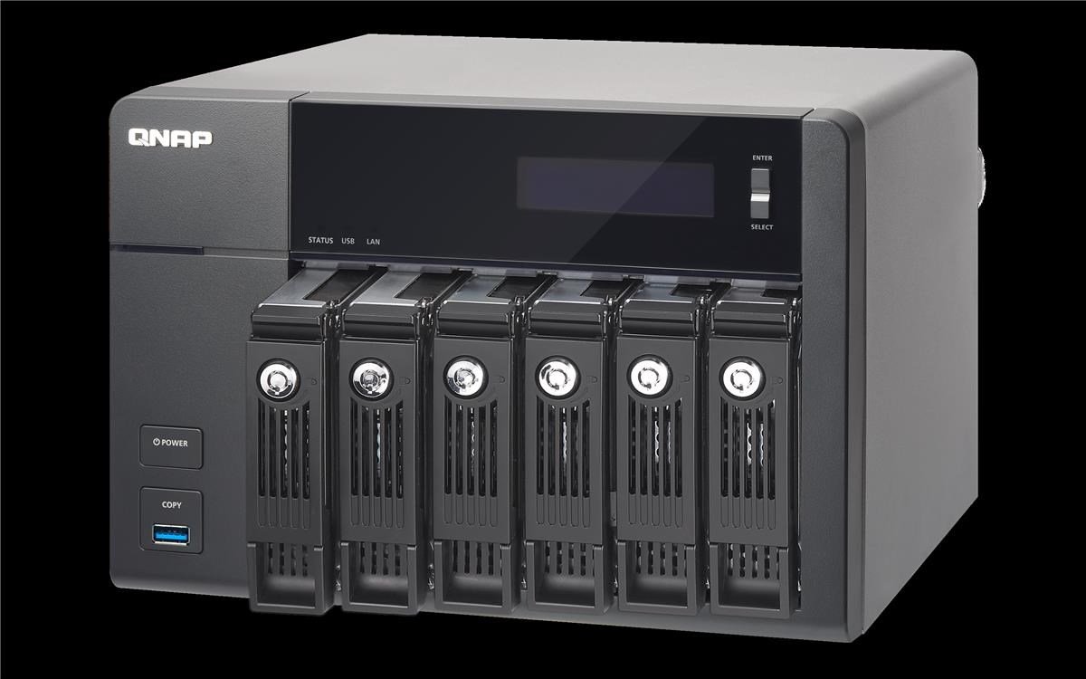 QNAP TVS-671-I3-4G - Serveur NAS de Stockage Unifié 6 Baies, Intel Core i3 3.5 GHz Dual Core, 4Go RAM Extensible, 4 Gbe LAN, HDMI, 10G-ready, 4K-ready, Châssis Vide