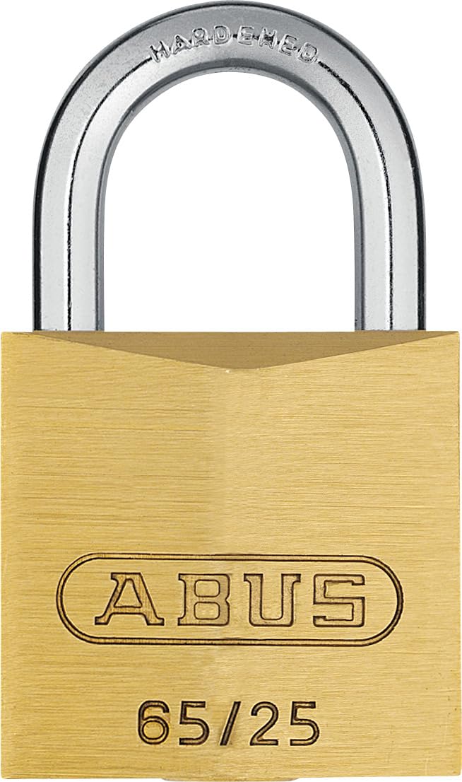 Abus France Abus 02324 65/25mm Brass Padlock Abu6525 from B&Q