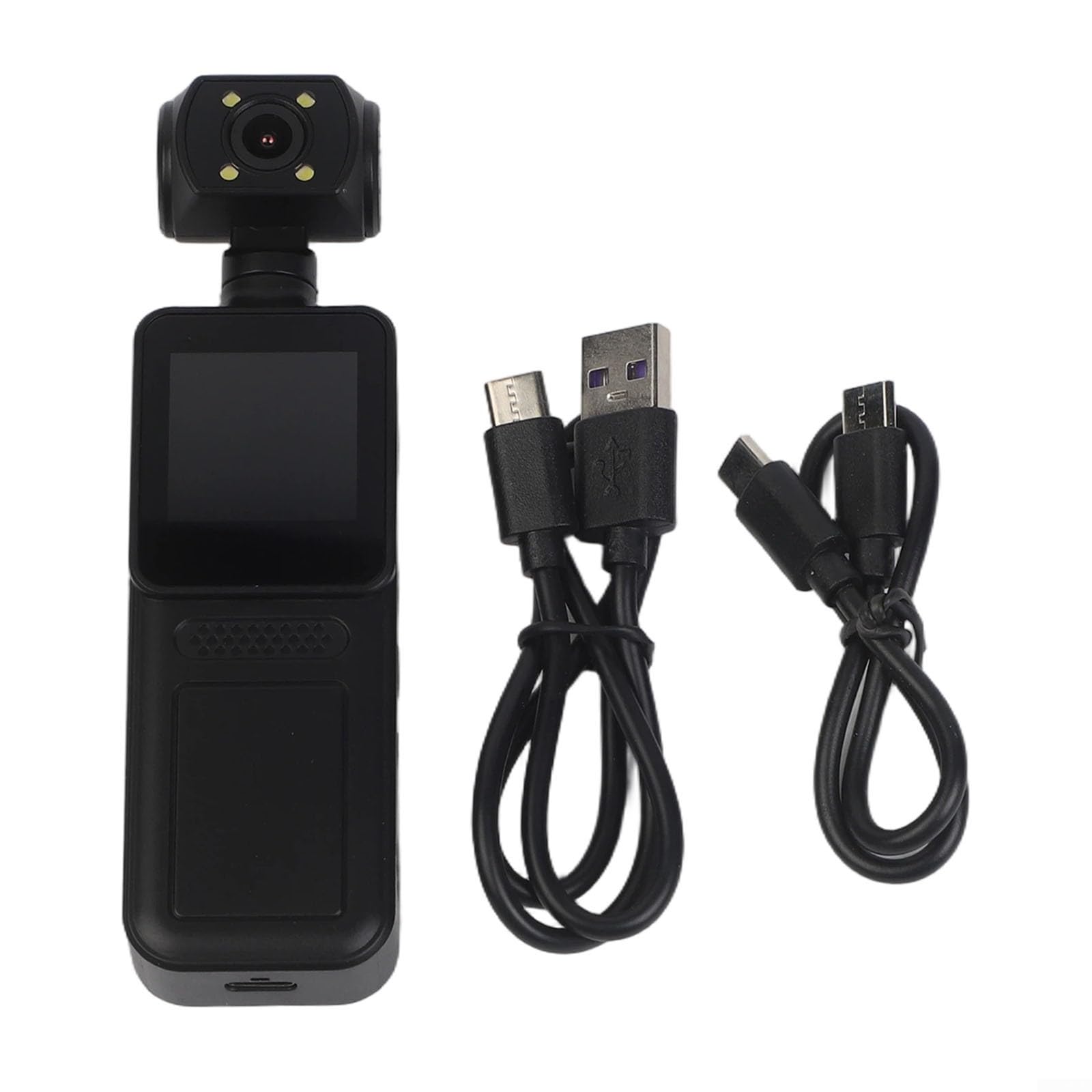 Leggero per mini Action Cam 130 mm per sport all'aria aperta Leggero per | Registrazione audio, struttura compatta, facile da trasportare, ideale per l'uso quotidiano e per l'uso quotidiano