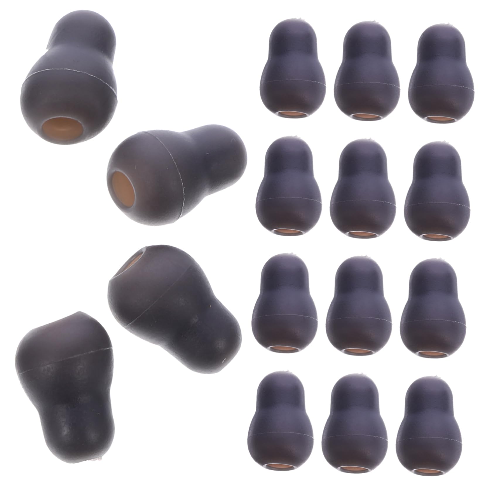 Cabilock 5 Series Para Los Estetoscopio Puntas De Auriculares Iii Punta De Oído De Repuesto Consejos De Reemplazo De Auriculares De Polivinilo Gris 10 Pares*5