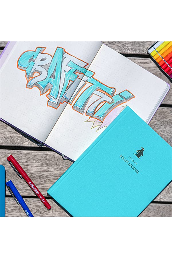 Le Color 17X24 Keten Noktalı Bullet Journal Defter Koala