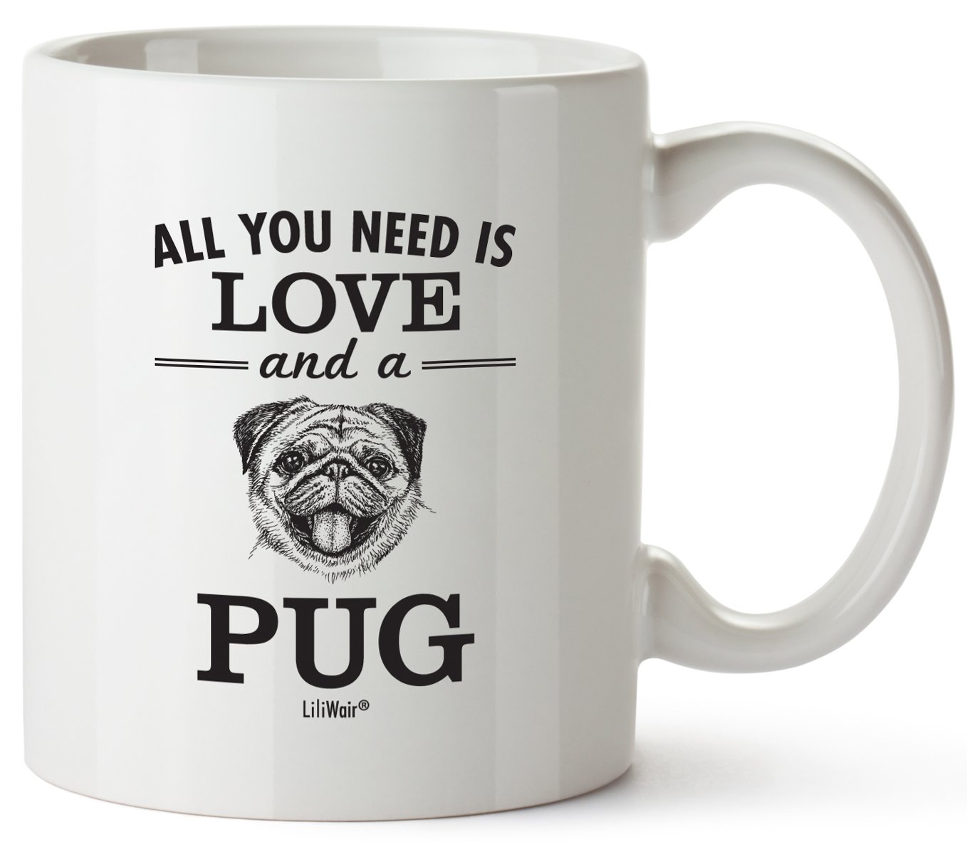 Pug Mom Gifts Mug For Christmas Women Men Dad Decor Lover Decorations Stuff I Love Pug Coffee Accessories