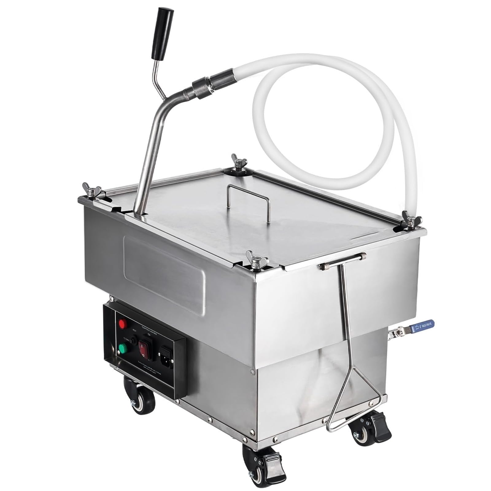 Filtro per friggitrice con pompa ad alta efficienza per esigenze di filtrazione dell'olio della cucina e del ristorante