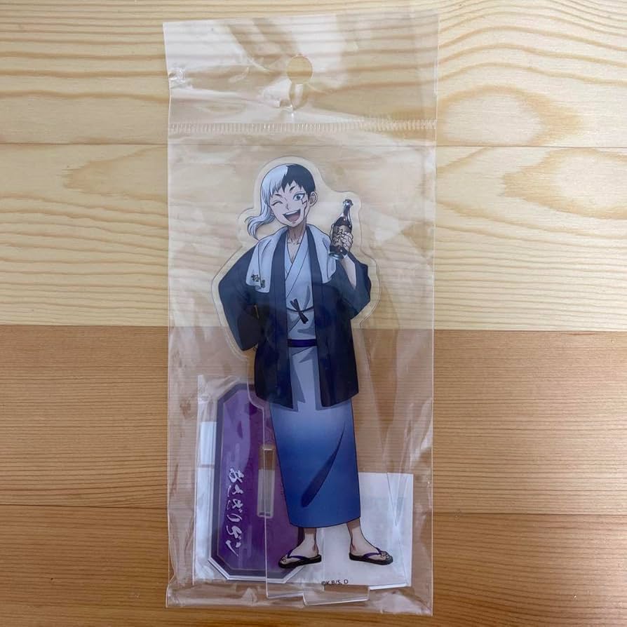 Amazon.co.jp: Dr.STONE × 極楽湯 あさぎりゲン アクリル