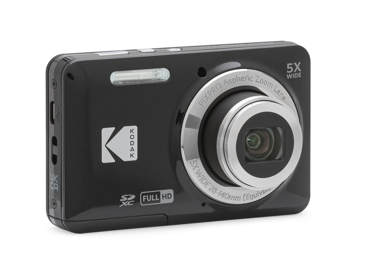 KODAK（コダック） PIXPRO FZ55 デジタルカメラ ブラック Amazon | Kodak PIXPRO FZ55 デジタルカメラ(ブラック) + 32GB
