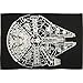 Star Wars Millennium Falcon Bath Rug, Black/Silver
