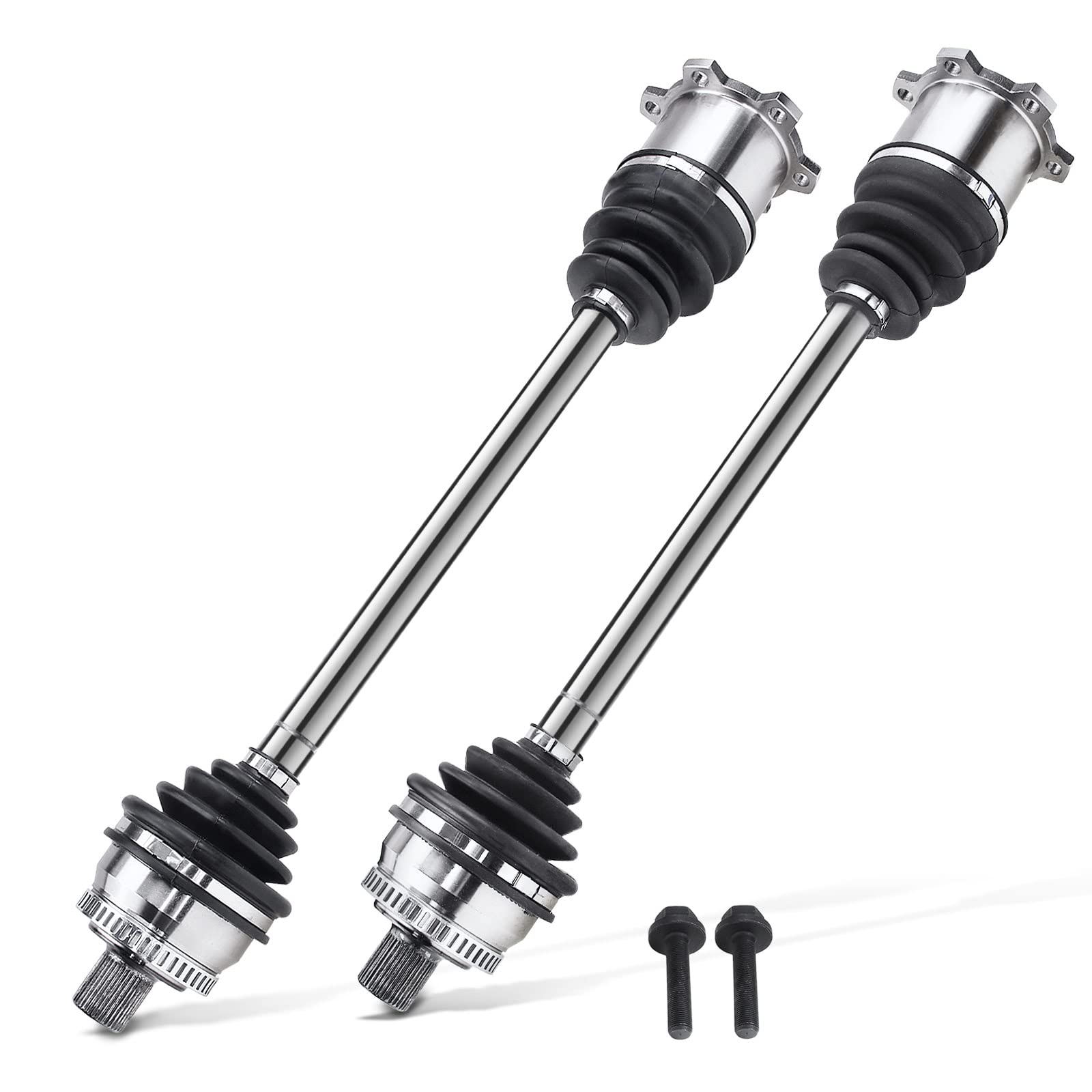Frankberg 2x Eje motriz Eje de transmisión Caja de cambios manual Eje delantero Izquierda Derecha con ABS-Ring Compatible con A4 8E2 8EC A4 Avant 8E5 8ED Exeo 3R2 Replace# 8E0407451QX