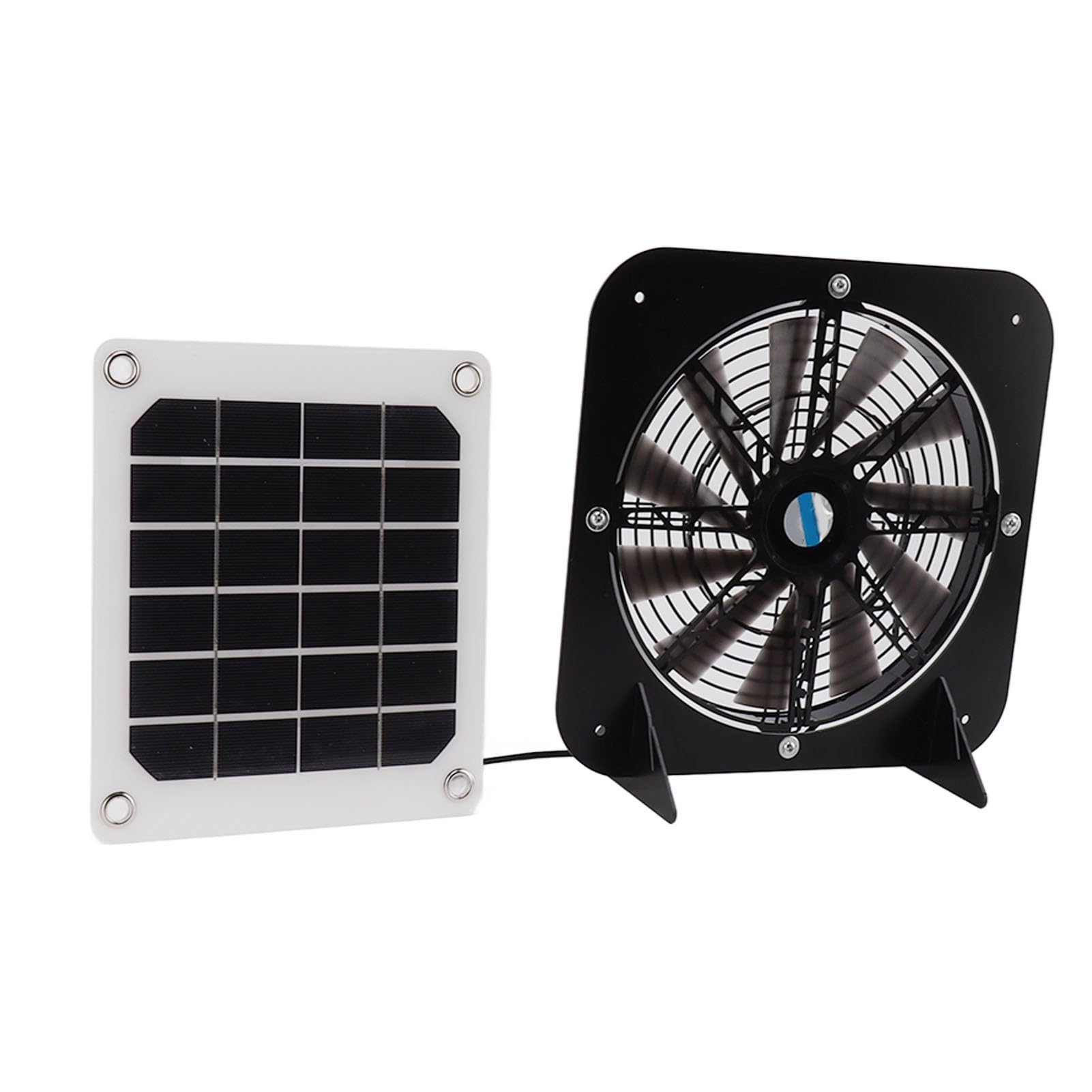 Solar-Abluftventilator 13,5 Zoll mit 100-W-Panel für Tierhaus Hühnerstall