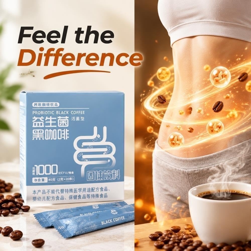 Probiotischer schwarzer Kaffee 40 g 20 Sticks
