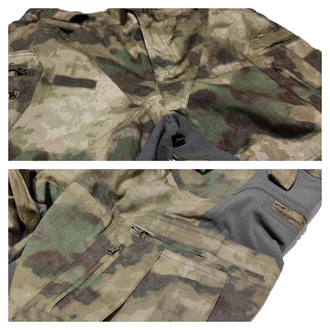 Multicam - Traje táctico de combate, uniforme de camuflaje, equipo de entrenamiento al aire libre, ropa de caza y trabajo