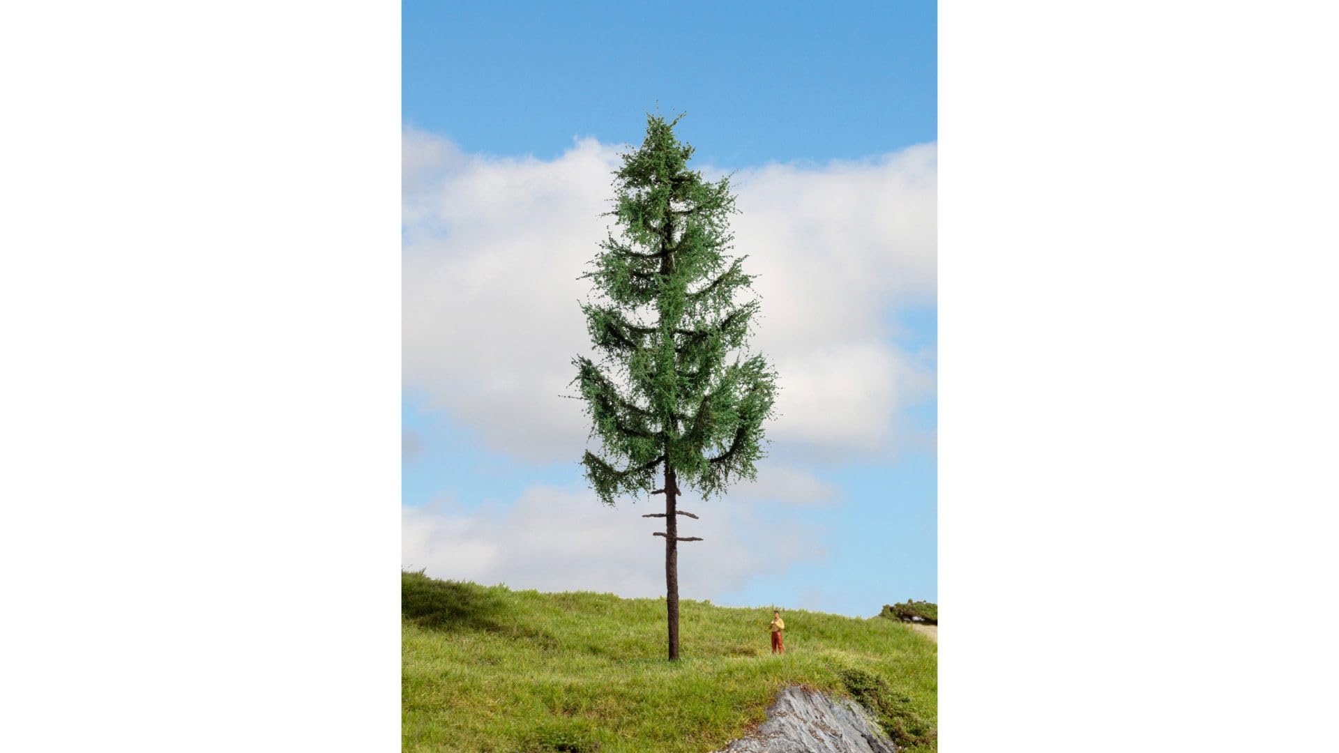 NOCH® High trunk spruce, perfect spruce tree model making, 23 cm high for track widths H0, TT, N, Z, also ideal for dioramas and model railways
