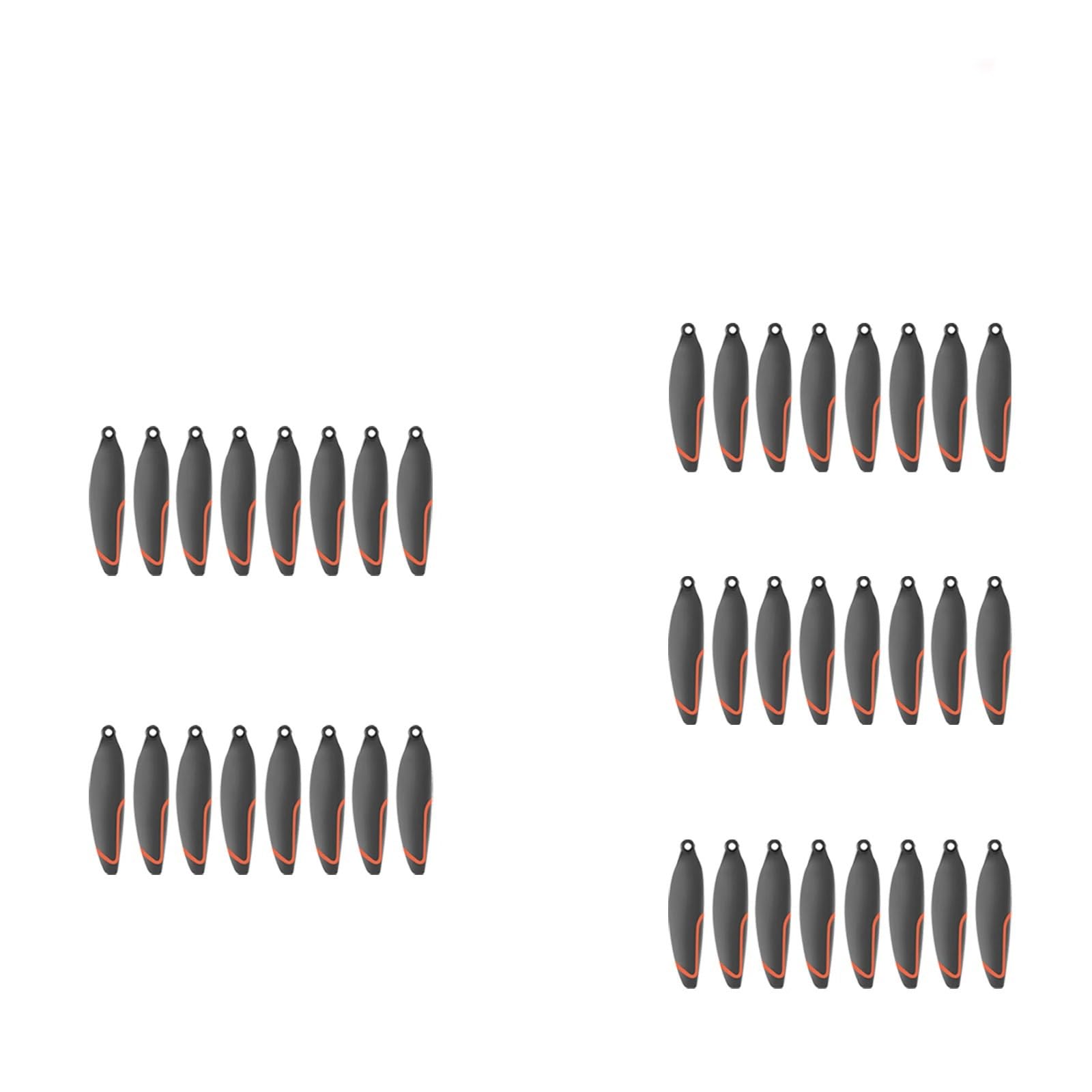 hélice S1S Mini piezas de repuesto de drones S1S hélice Blade S1S brazo trasero delantero Motor RC Dron accesorios controles remotos Reemplazar pieza(S1S Propeller X5)