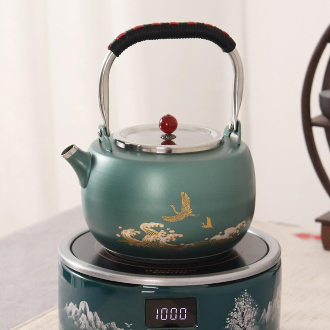 Kettle Teapot, 1.2L Teapot with Infuser Stainless Steel Tea Kettle for Stove Top, Ergonomic Handle for Heating Water, Fast Boiling Water Tea Kettle for Boiling Water Coffee Or Milk
