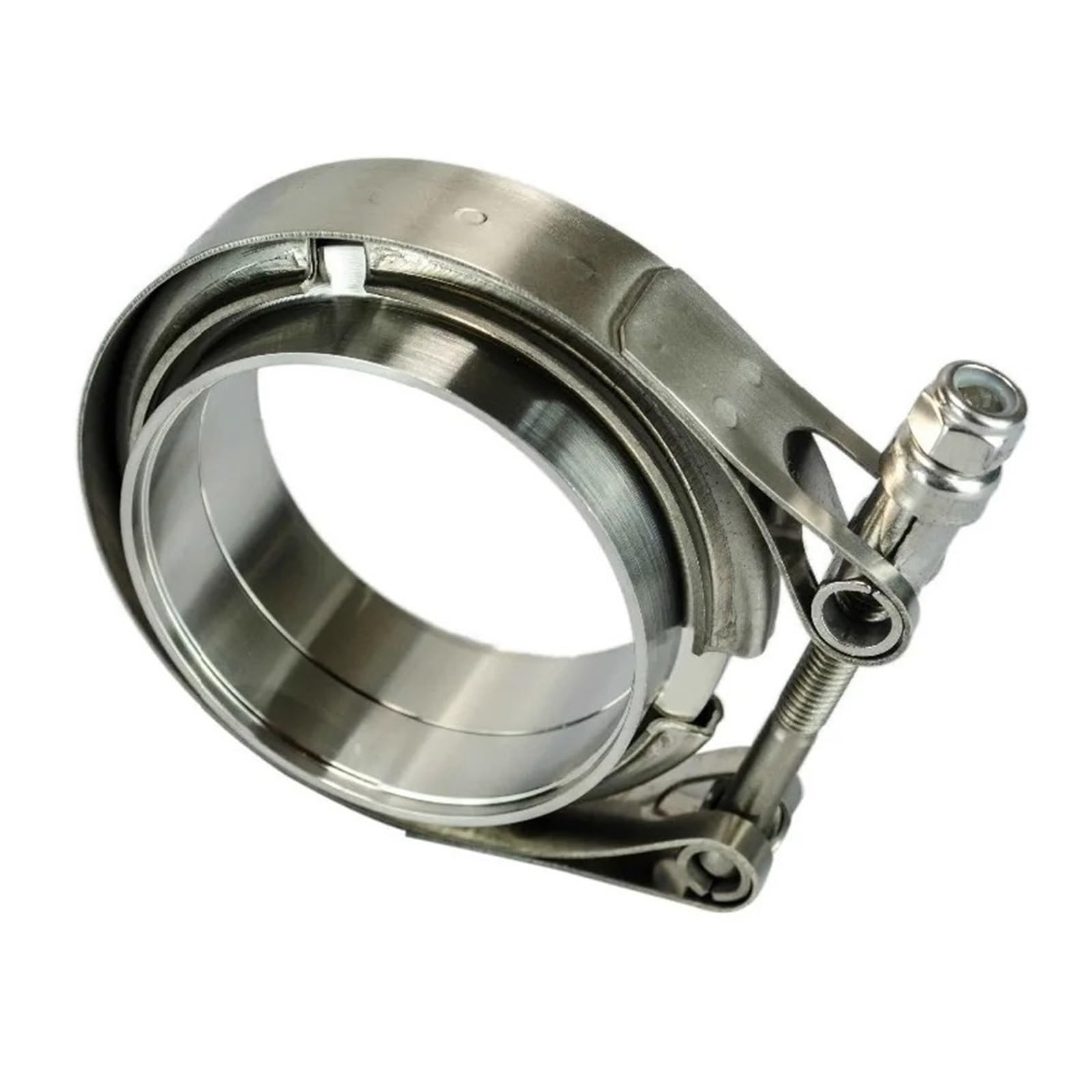 V-Band-Auspuffschelle 1,5–6 Zoll Auspuffflansch V-Band-Schelle V-Band-Schalldämpferschelle(152mm 6inch)