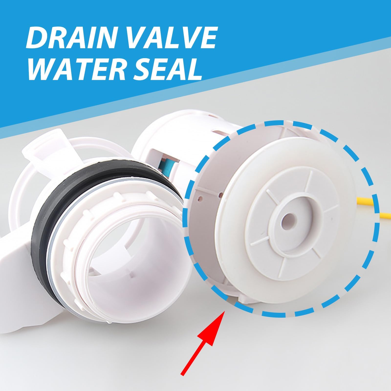 5x Spülventil-Dichtung Für Roca - Ersatz-Dichtungsset Für Doppelspülung Spart Wasser & Kosten