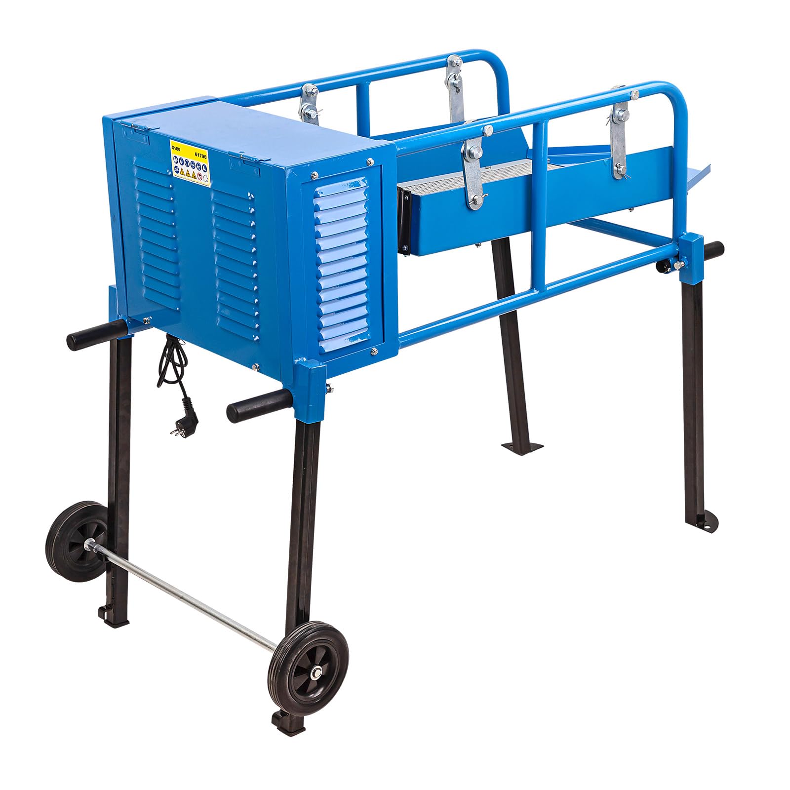 DEMA Elektrisches Rüttelsieb S180 – Gartensieb, Sandsieb mit Fahrwerk, 230 V, robust & langlebig, ideal für Garten, Bau, Sand, Erde & Kies