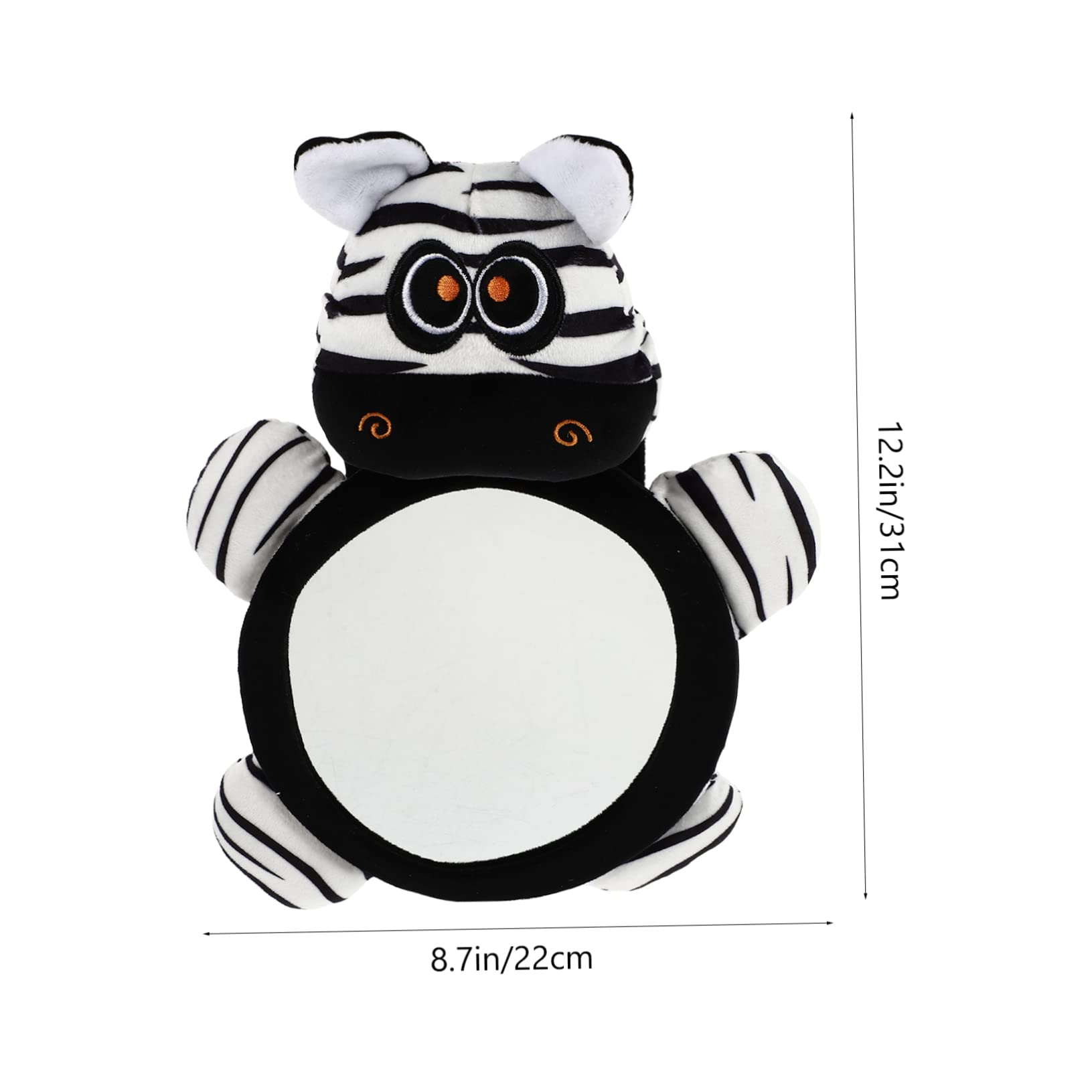 IWOWHERO 1Pc Car Seat Mirror Safety Rearview Mirror with Cute Animal Design Easy Installation Wide Angle Convex Reflection for Observation Rear Facing Seats