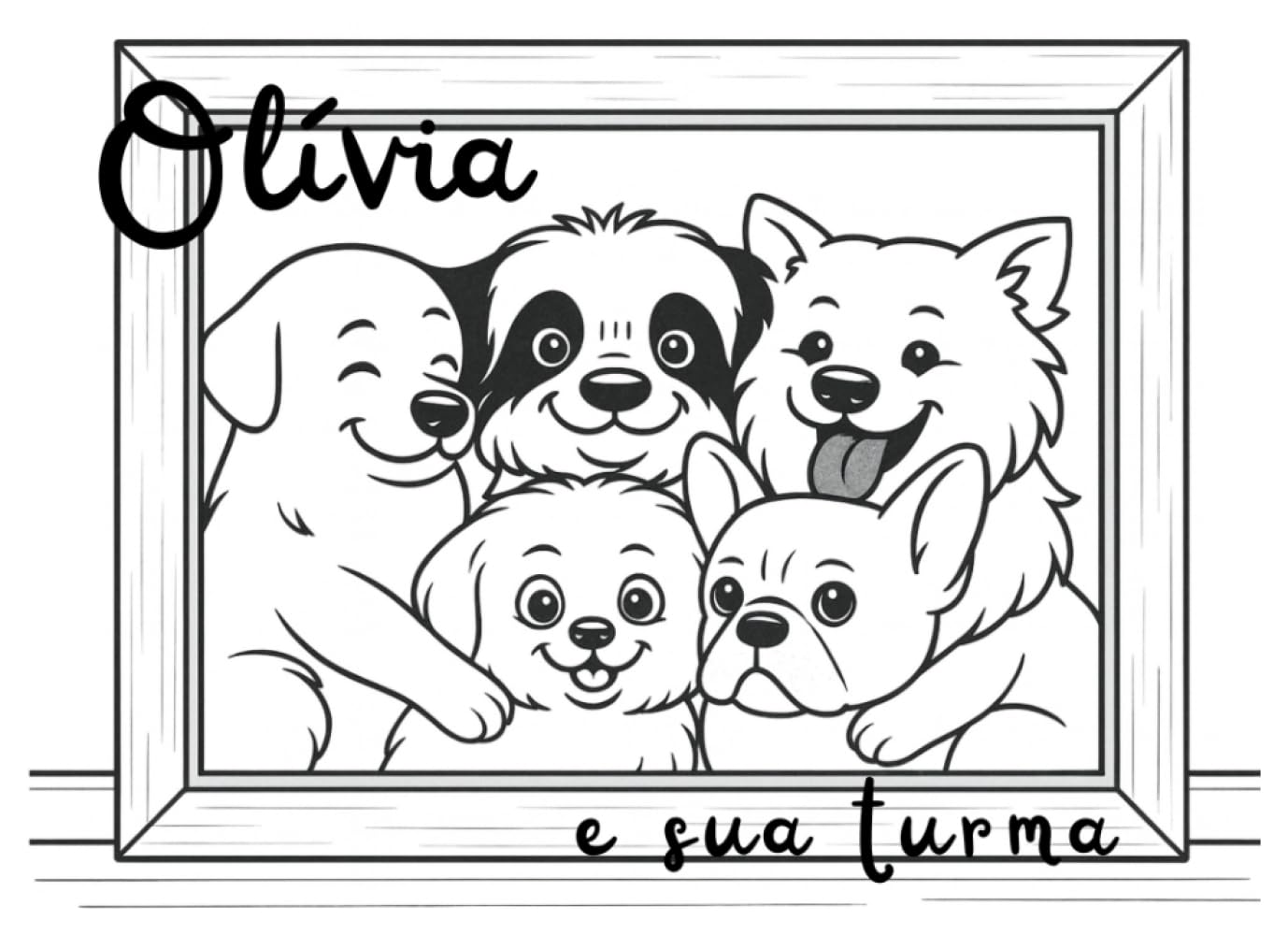 Olívia e sua turma: Livro para colorir