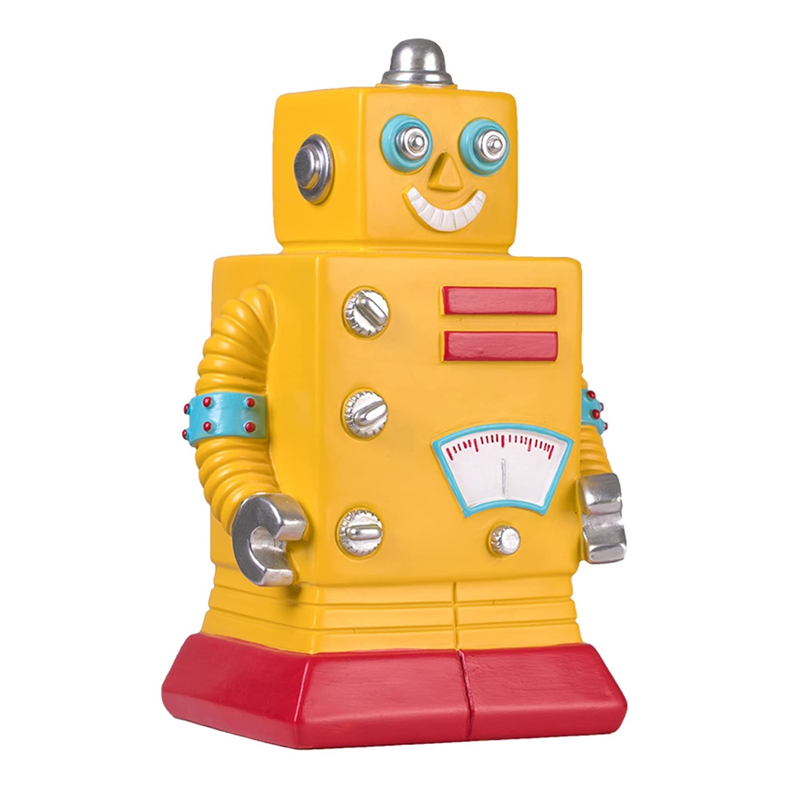 Amazon.co.jp: コイン貯蓄銀行樹脂漫画黄色ロボット貯蓄ボックス子供のギフトデスクトップ装飾装飾品 少し驚き : Home & Kitchen