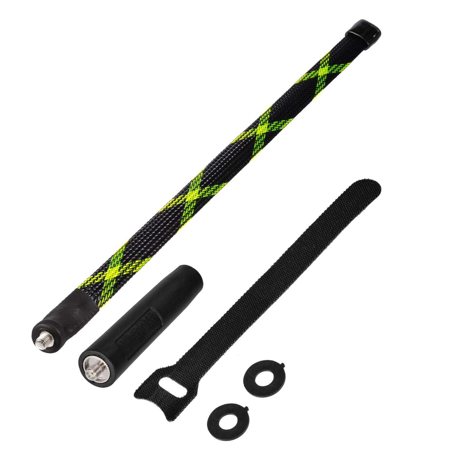Bingfu Antenna VHF UHF Bibanda 136-460MHz Pieghevole 47.5cm SMA Femmina CS Tattico Camuffare per Baofeng UV-5R UV-82 BF-888S GT-3 BF-F8HP Wouxun HYT Radio a Due Vie Portatili