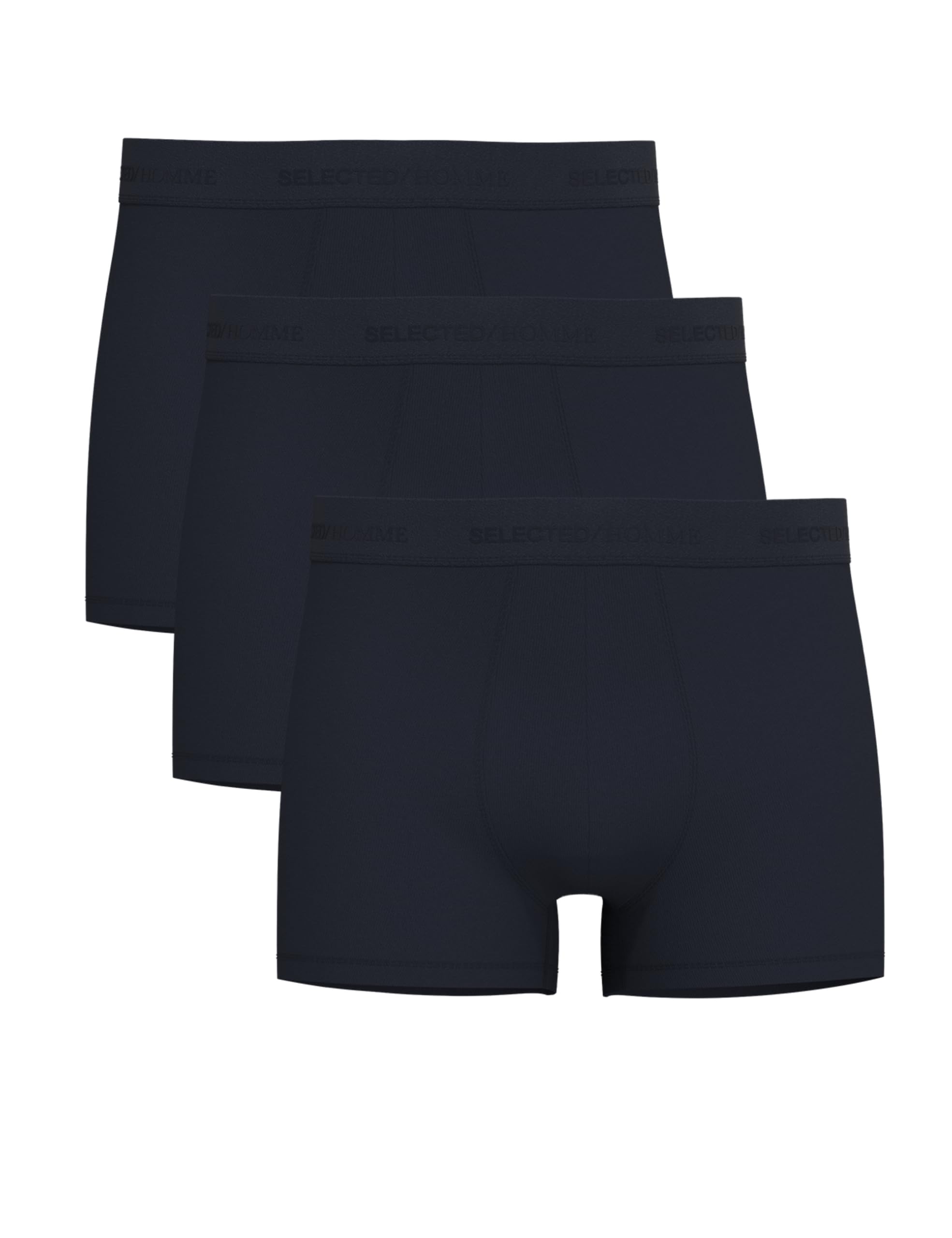 SELETED HOMME SLHLIAM Noos Trunks Pack of 3, Sky Captain/Detail:wb3 - Sky Captain, M