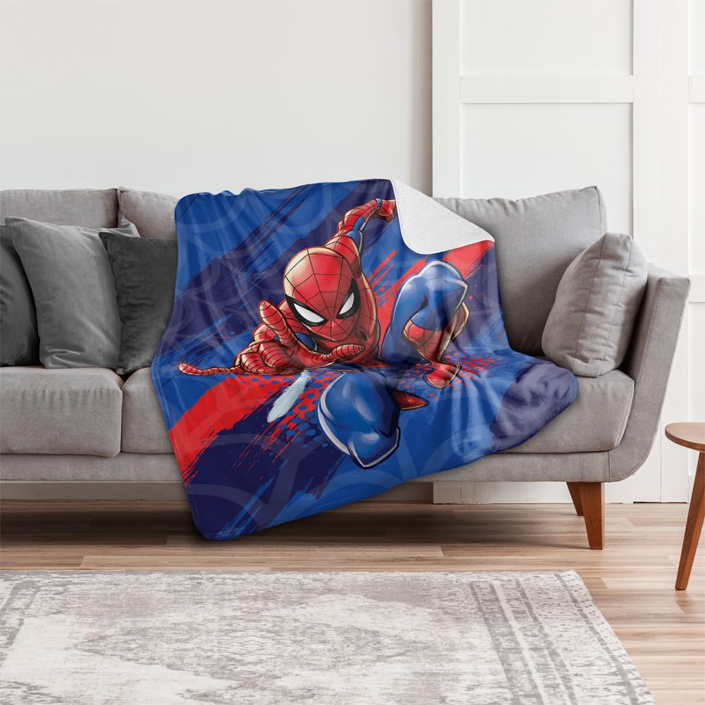 【希少】スパイダーマン2 ブランケット ラグ 織物 y2k インテリア Amazon｜Marvel スパイダーマン ブランケット 50インチ x 60インチ