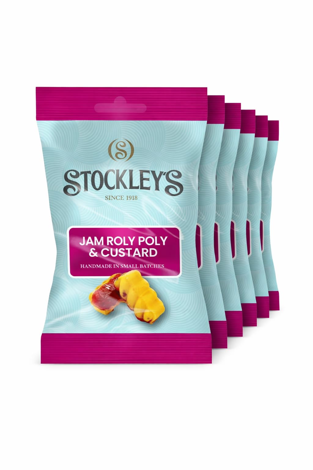 Stockley's - Jam Roly Poly & Custards Sharing Bags, 170g x 6