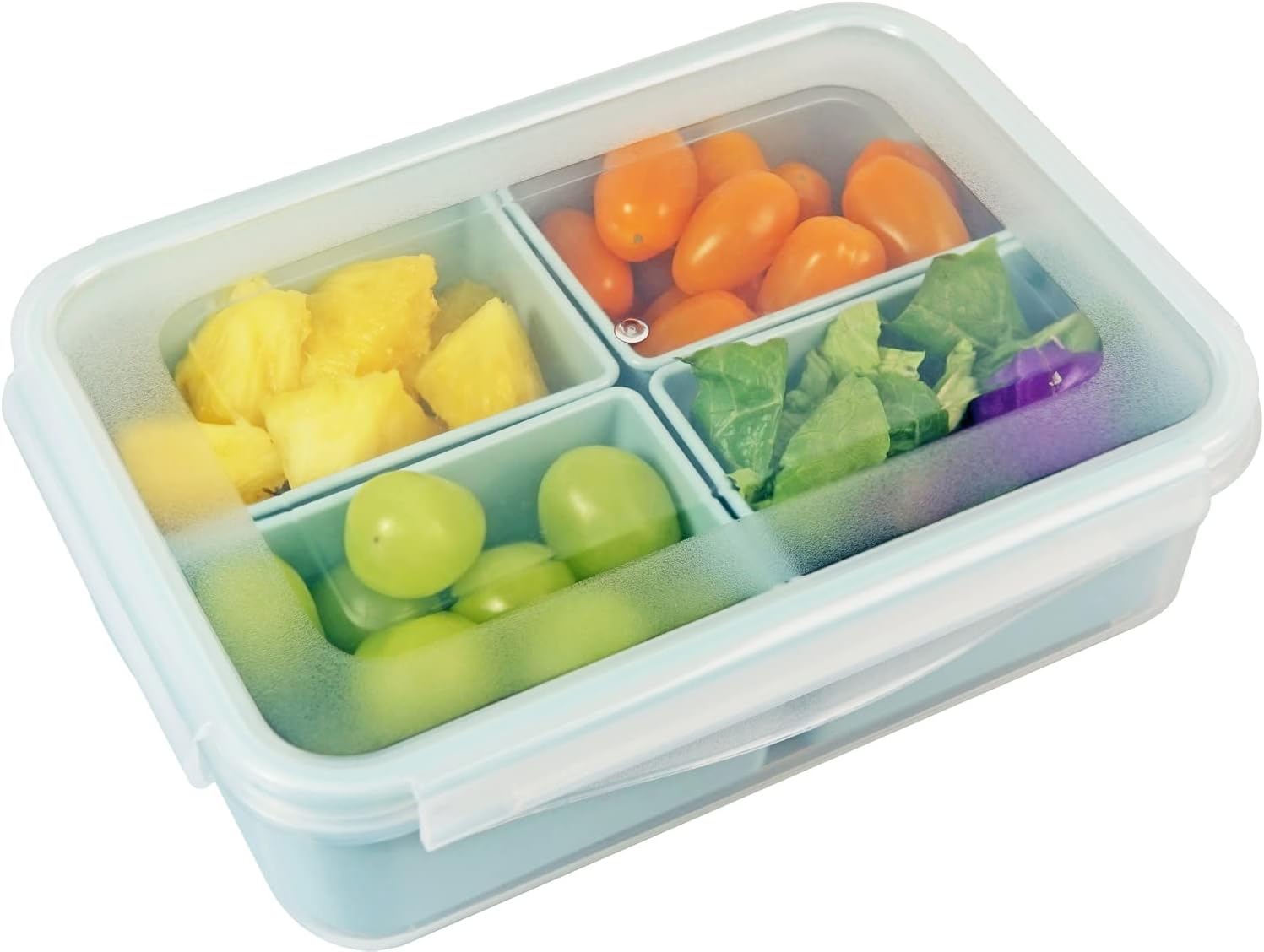 Pohl+Schmitt Glass Meal Prep Containers Food Prep with Lids and Utensils, Meal