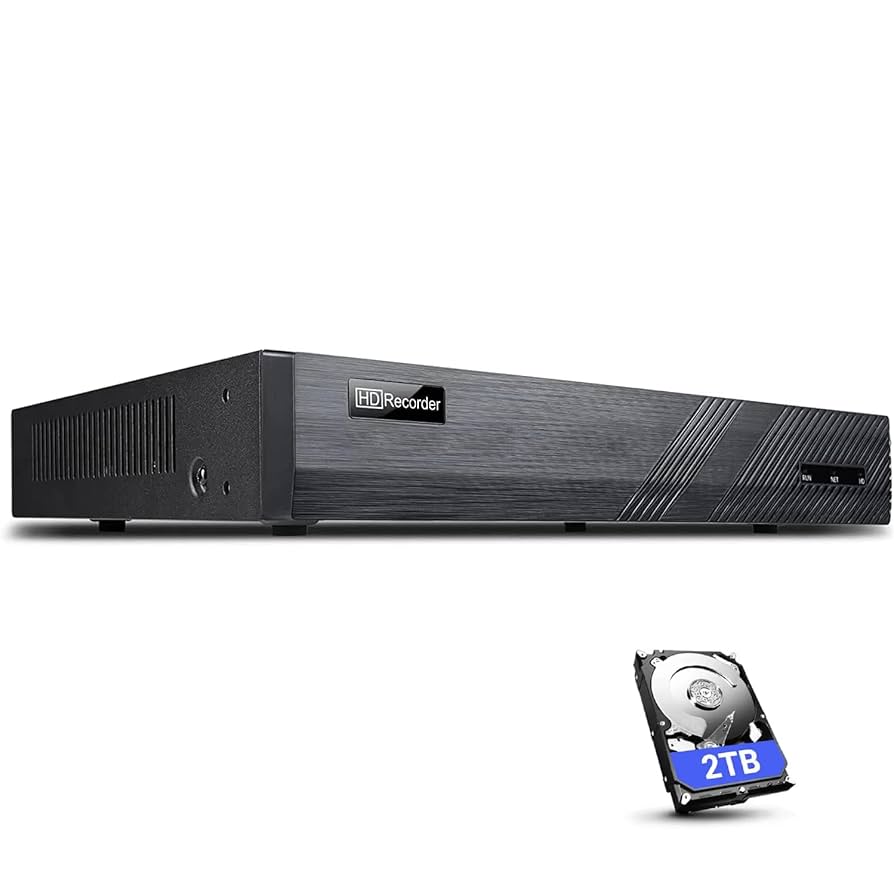 Amazon | 8チャンネル 4K 8MP NVRレコーダー 8つのPOEポート 4K