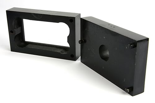 Miniatura 2 de TEMCo Industrial TH0306 Rectángulo 3.622 in x 1.811 in 1/8 DIN Panel Meter Punch Dies 3.622" x 1.811"