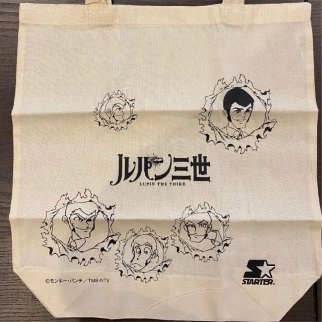Amazon.co.jp: ルパン 弾痕デザイン ルパン三世 ルパンカフェ トート