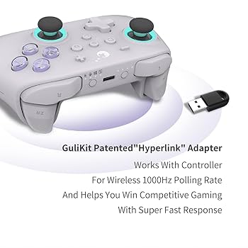 GuliKit KK3 MAX コントローラー ホワイト Amazon.com: [No Drift] GuliKit KK3 Max Bluetooth Controller