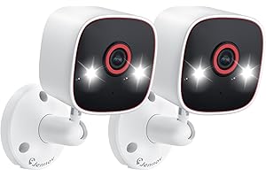 Jennov 2K Home Security Cameras for Indoor/Outdoor - 2.4 Ghz WiFi Camera...