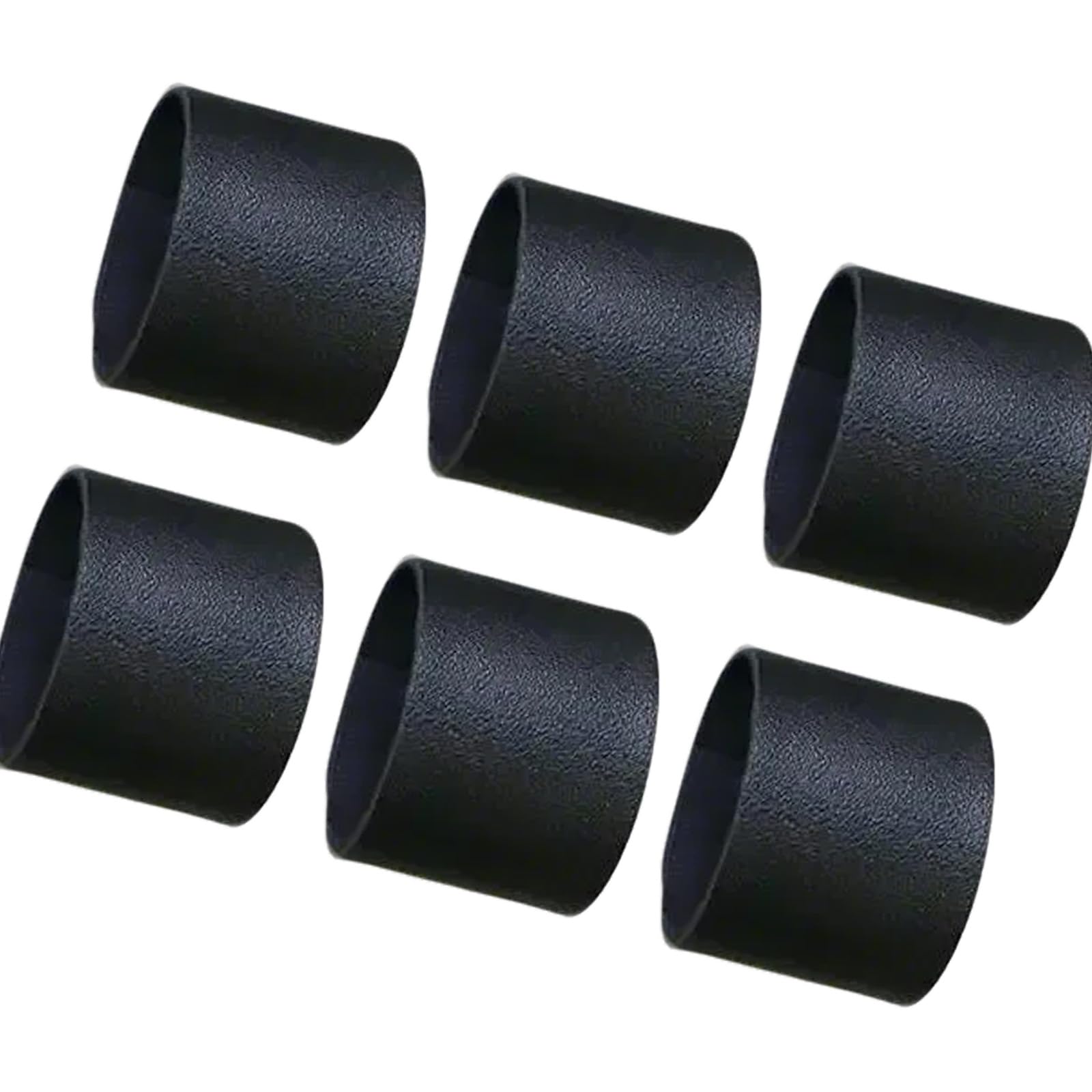 carotoe 6pcs PU Leather Napkin Holders Rings Elegant Table Decoration Dining Accessories for Home and Restaurant Use Dinner Table Decoration